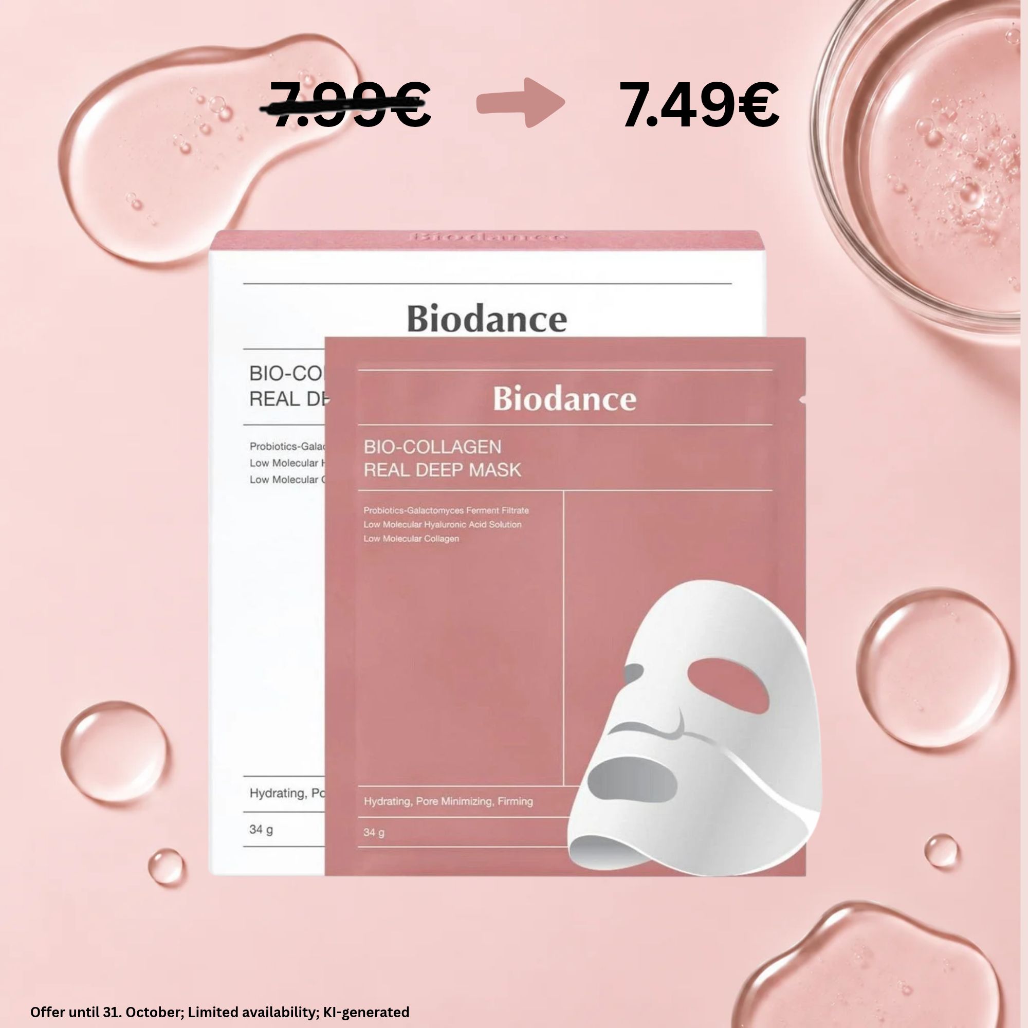 Biodance Bio-Collagen Real Deep Mask (4ЕА)